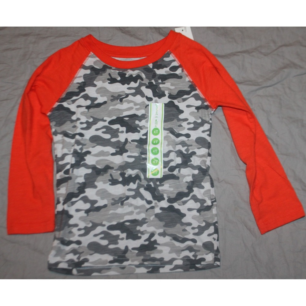 Peanut & Ollie Boys Long Sleeve Shirt 4T NWT